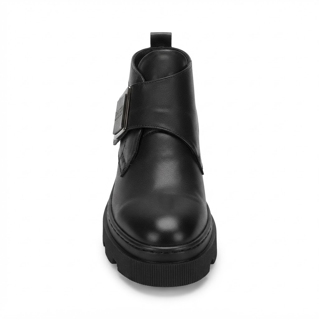 Ghete Casual Damă Dogati 011 YNK 4041 Negru – Piele Naturală – vedere 3