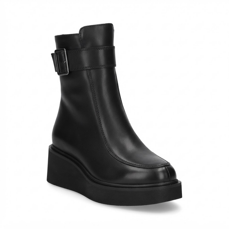 Ghete Casual Damă Dogati 061 27102 Negru – Piele Naturală – vedere 3