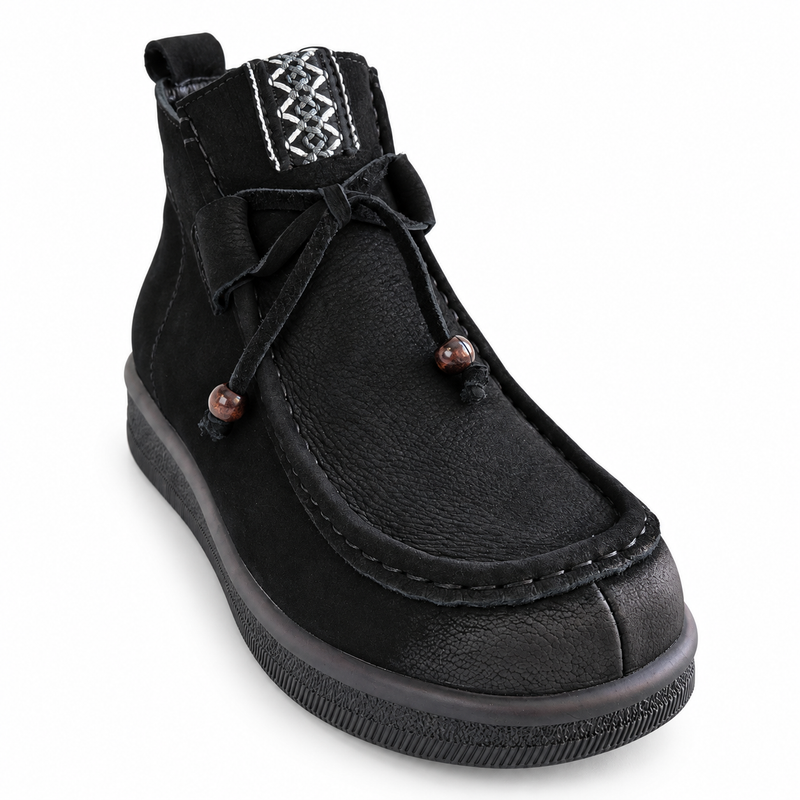 Ghete Casual Damă Franco Gerardo 5782 Negru – vedere 3