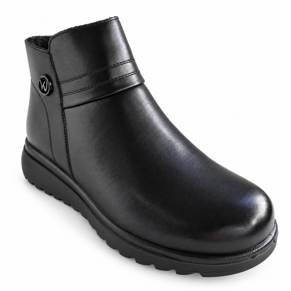 Ghete Casual Damă Formazione M8601 Negru – vedere 3