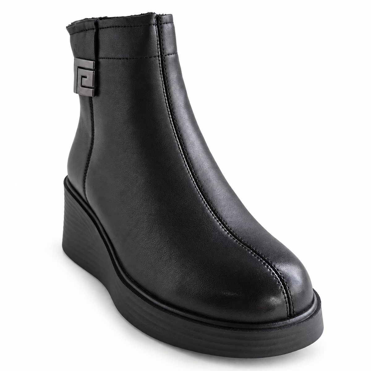 Ghete Casual Damă Pass 990008A Negru – vedere 3