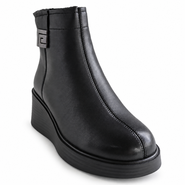 Ghete Casual Damă Pass 990008A Negru – vedere 3