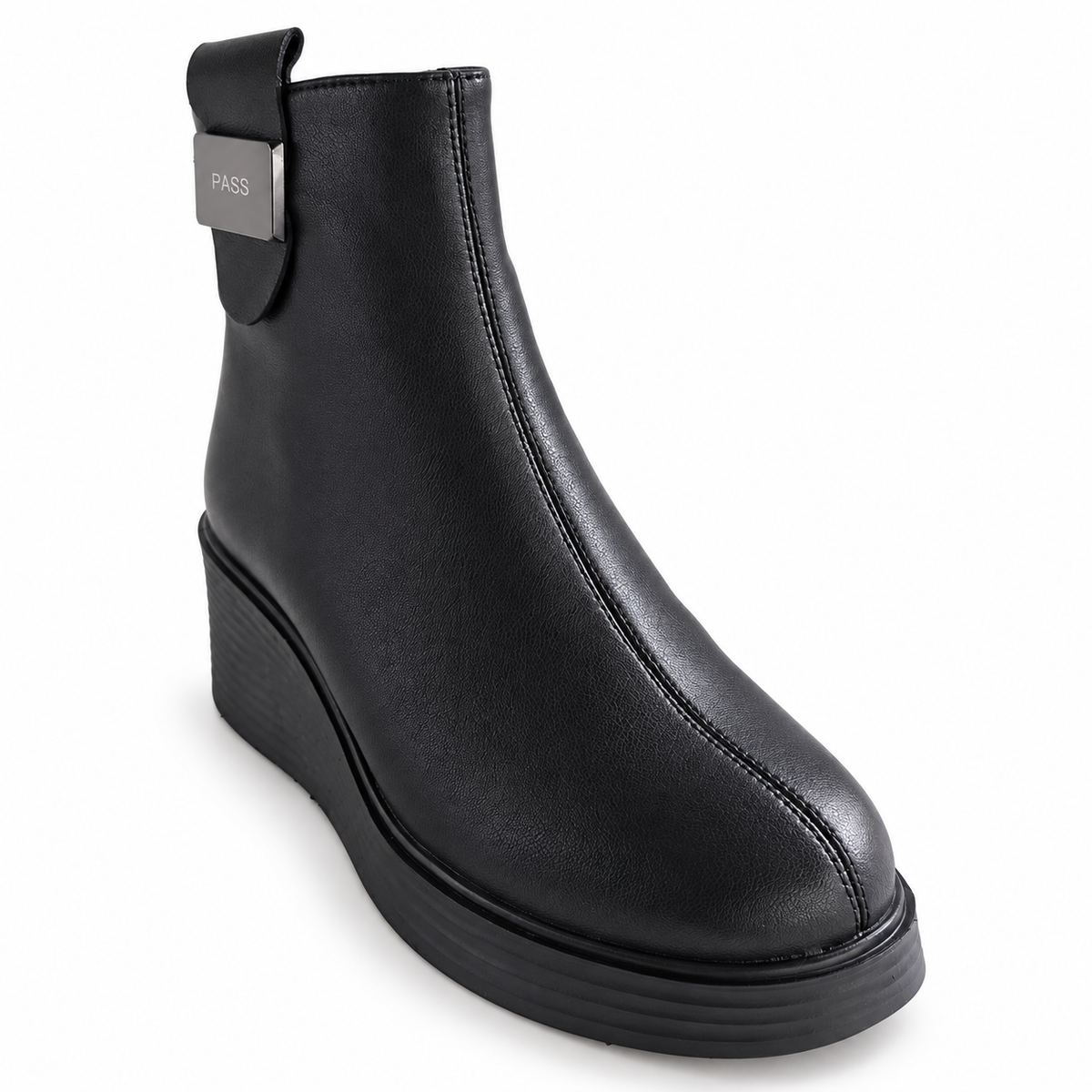 Ghete Casual Damă Pass WB90001A Negru - vedere 4/23
