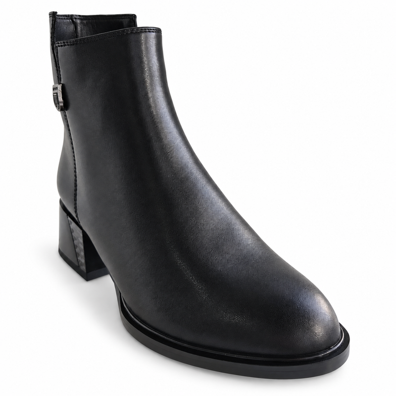Ghete Casual Damă Pass C5653-V1891-Z007-01 Negru – vedere 3