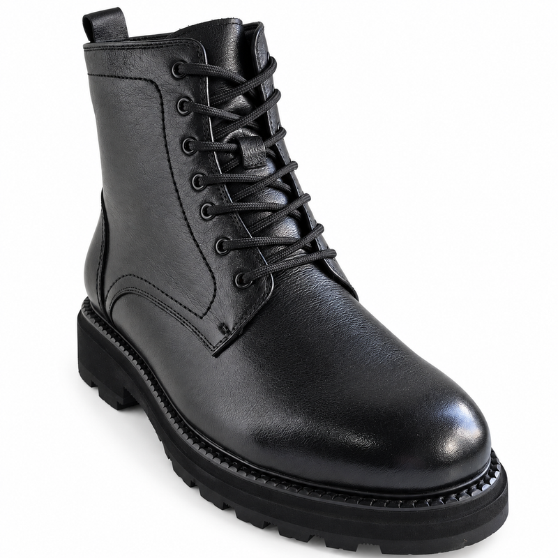 Ghete Casual Bărbați Eldemas F8633-1 Negru – vedere 3
