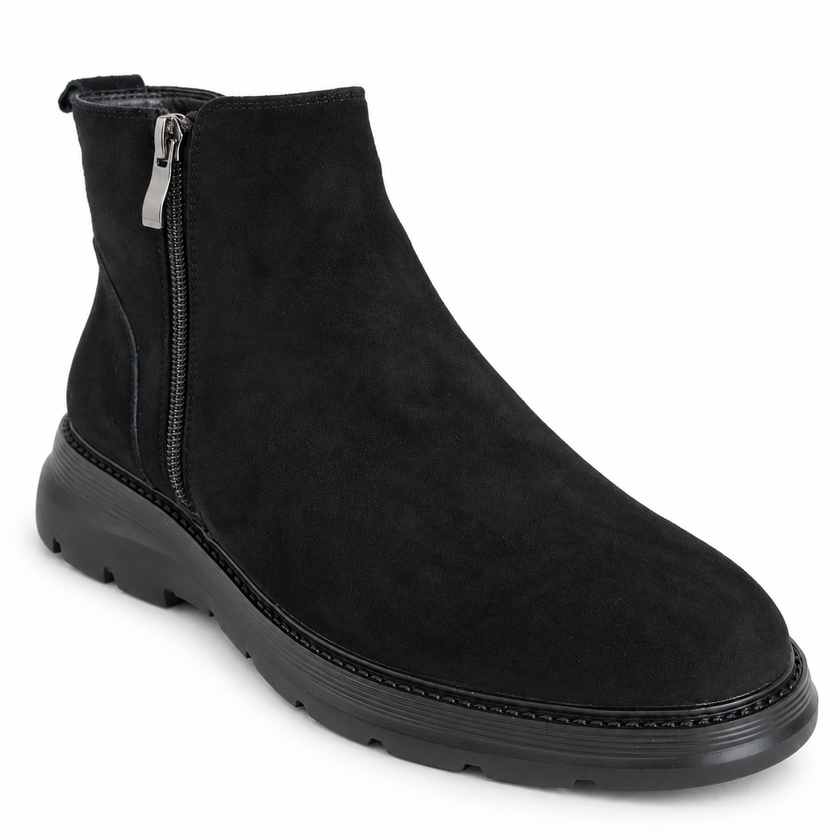 Ghete Casual Bărbați Eldemas Z190360-1C Negru – vedere 3
