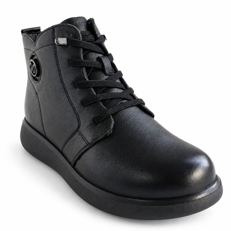 Ghete Casual Damă Formazione M8717 Negru – vedere 3