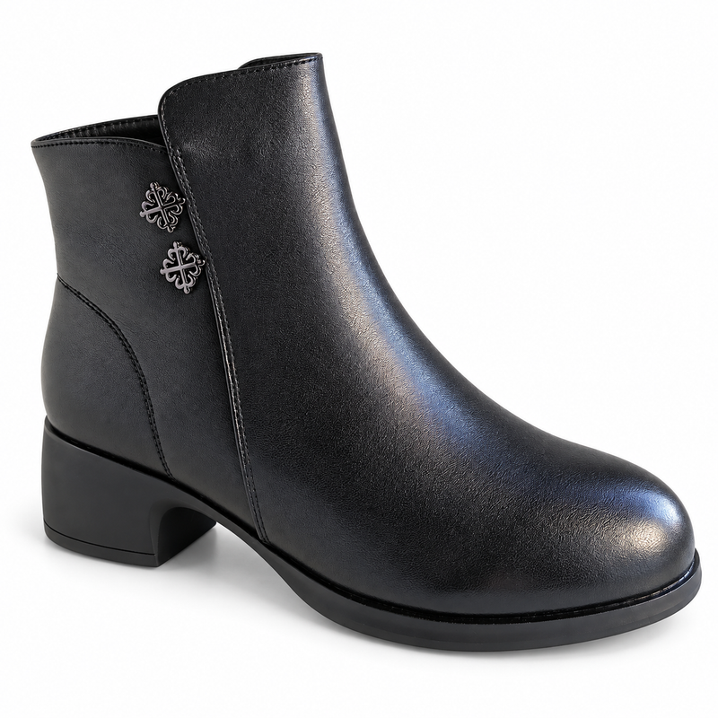 Ghete Casual Damă Formazione 26122 Negru – vedere 3