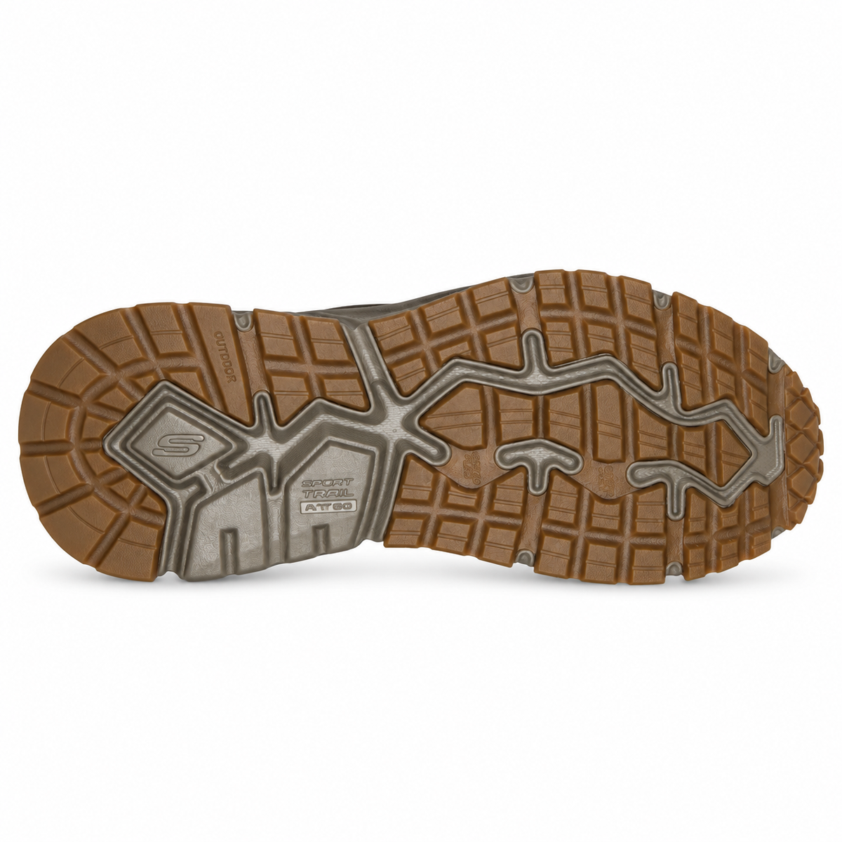 Pantofi Sport Bărbați Skechers 237412 Taupe Închis – Piele Ecologică - vedere 4/5