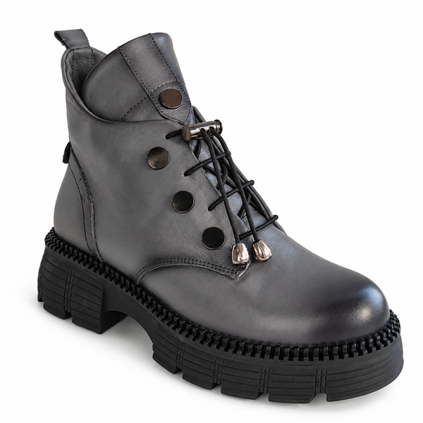 Ghete Casual Damă Dogati 005 5877-1 Gri – vedere 4