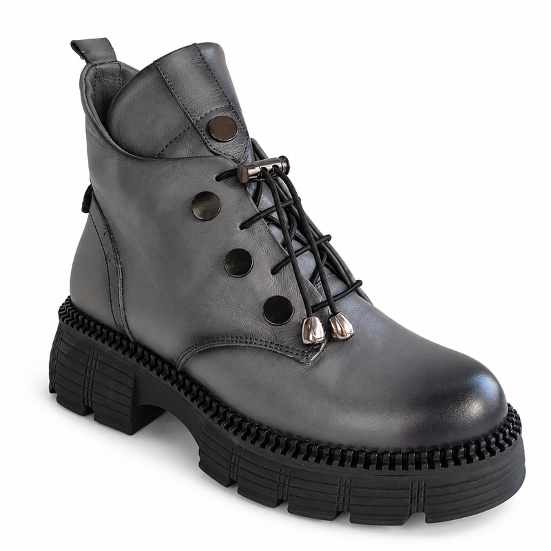 Ghete Casual Damă Dogati 005 5877-1 Gri – vedere 4