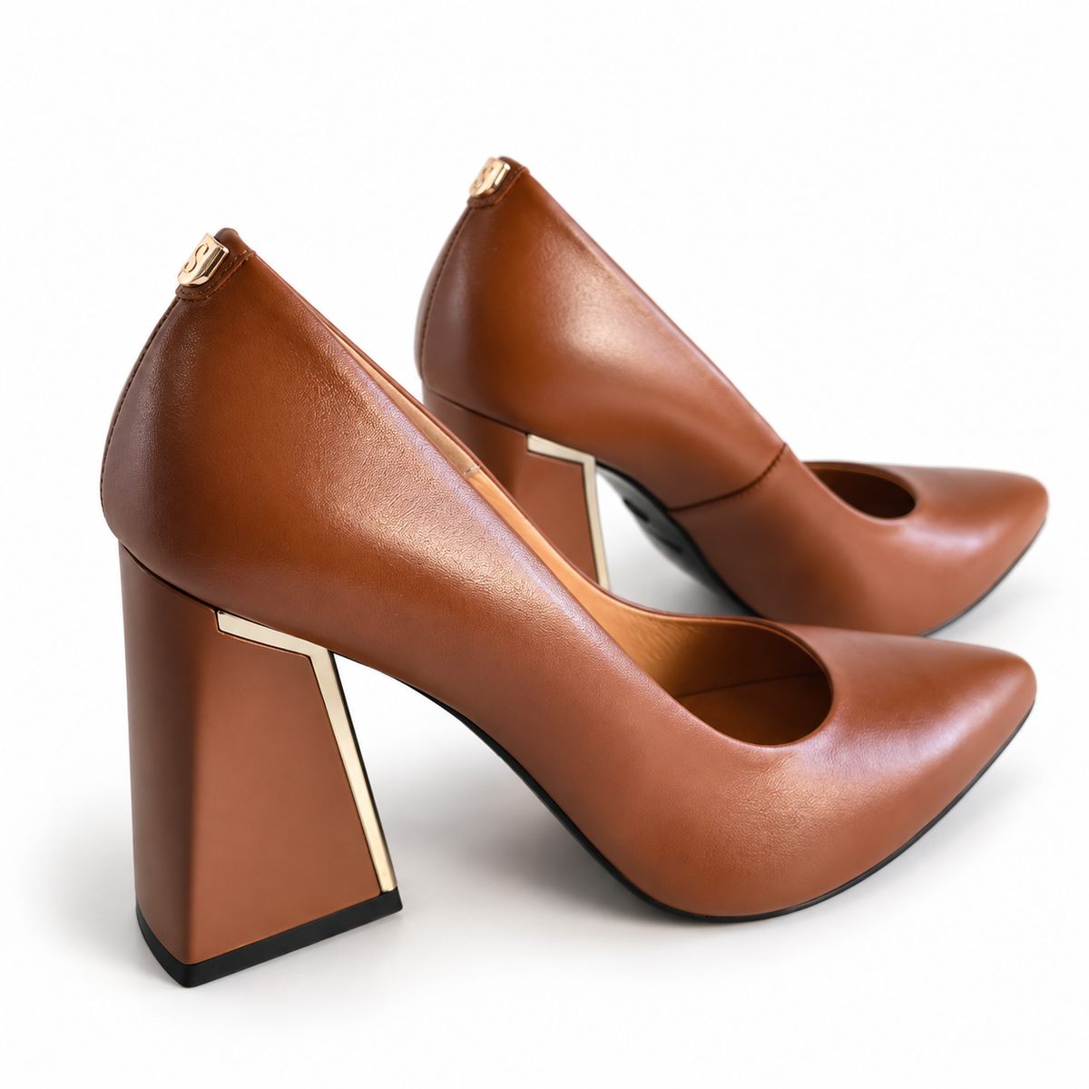 Pantofi Eleganți Damă Sala 20546 2281 Cognac – vedere 4