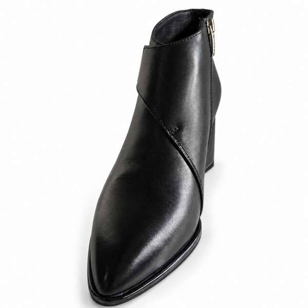 Ghete Elegante Damă Epica 1DL90017A Negru – Piele Naturală – vedere 4