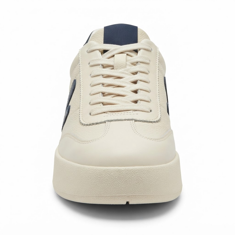Pantofi Sport Bărbați Franco Gerardo 5327 Alb-Bleumarin – Piele Naturală – vedere 4