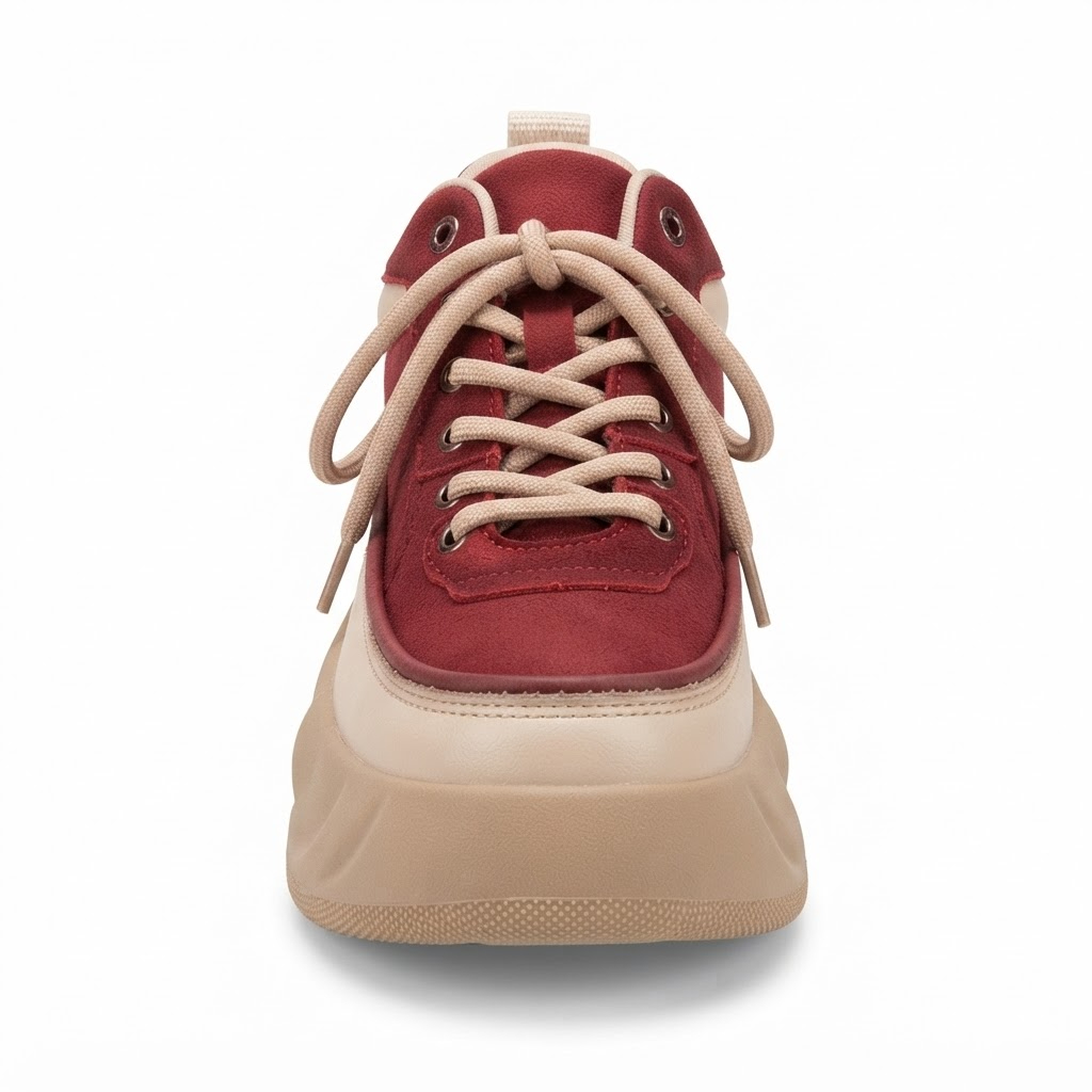 Pantofi Sport Damă Franco Gerardo 77038 Roșu – vedere 4