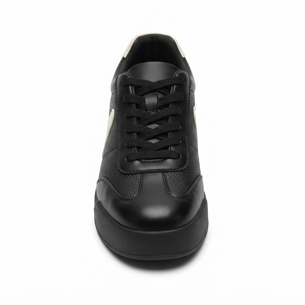 Pantofi Sport Bărbați Franco Gerardo 5327 Negru – Piele Naturală – vedere 4
