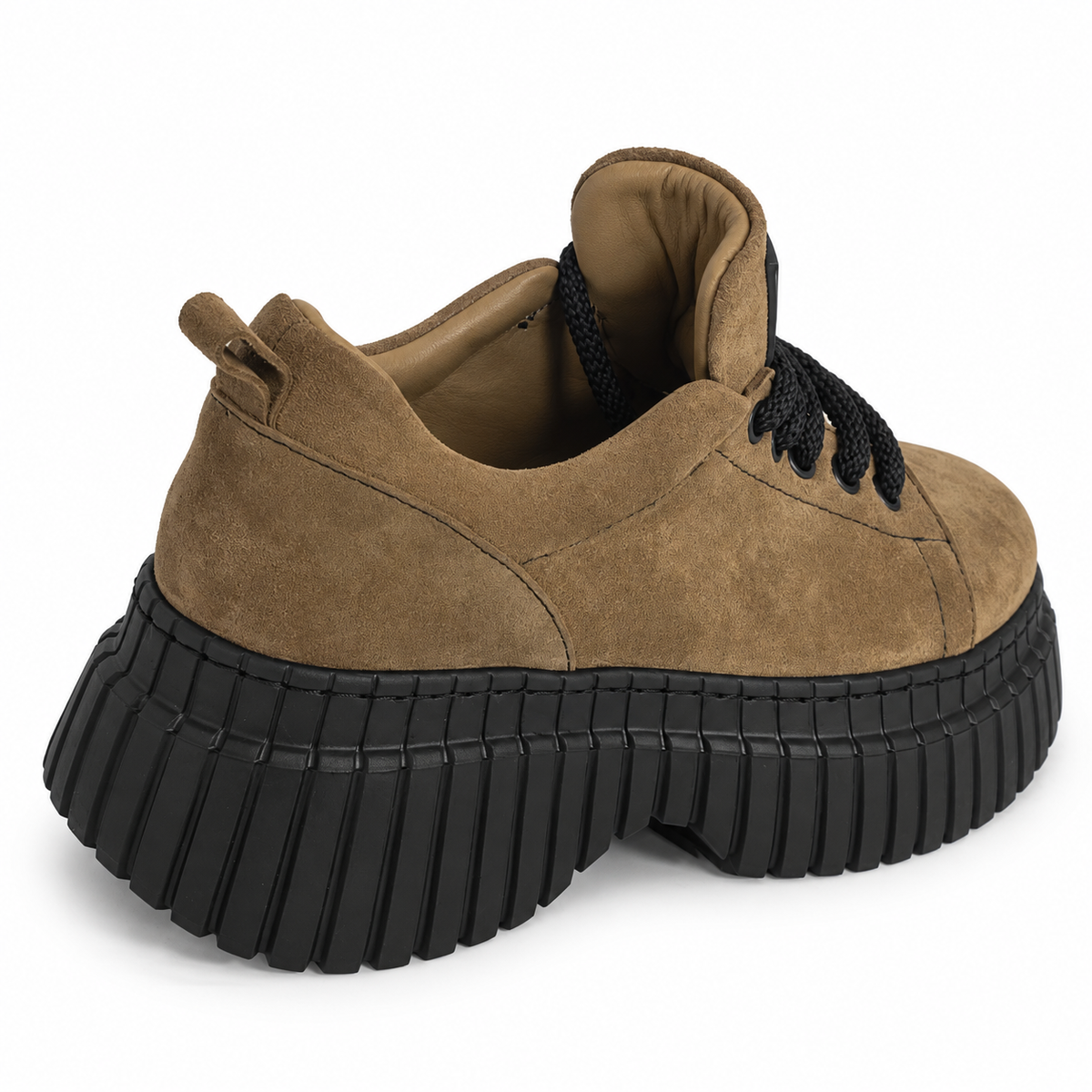 Pantofi Casual Damă Dogati 018 70940 Tutun Velur – vedere 4