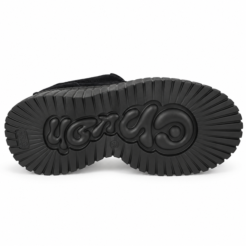 Pantofi Casual Damă Dogati 018 70940 Negru Velur – vedere 4