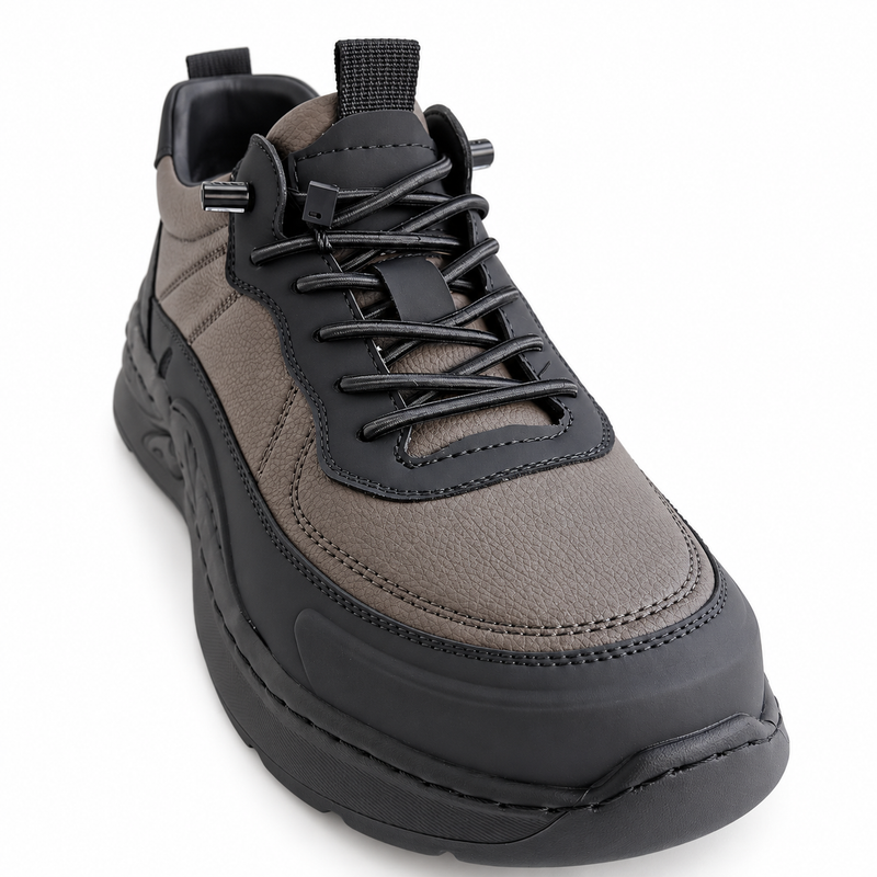 Pantofi Sport Bărbați Franco Gerardo E90010 Negru-Gri – vedere 4