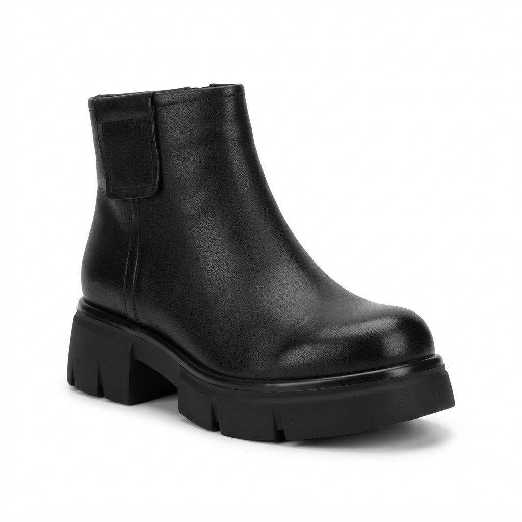 Ghete Casual Damă Formazione 9257 Negru – vedere 4