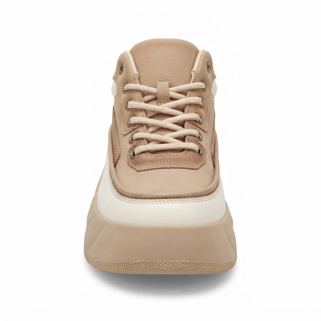 Pantofi Sport Damă Franco Gerardo 77038 Khaki – vedere 4