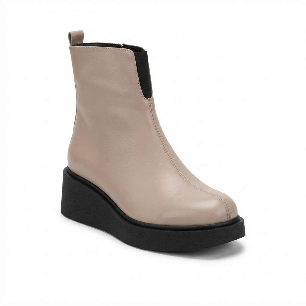 Ghete Casual Damă Dogati 061 27101 Grej Perlat – Piele Naturală – vedere 4