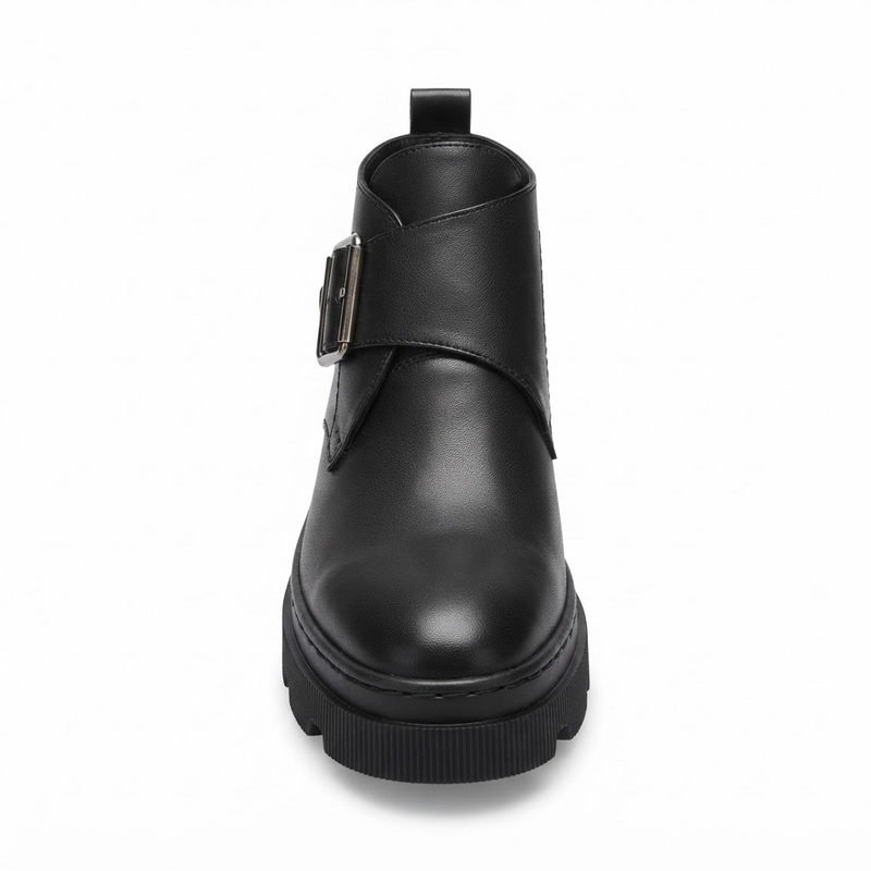 Ghete Casual Damă Dogati 011 YNK 4041 Negru – Piele Naturală – vedere 4