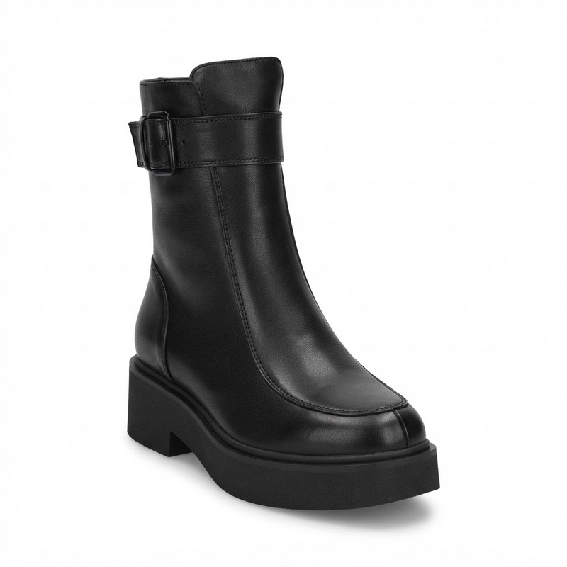 Ghete Casual Damă Dogati 061 27102 Negru – Piele Naturală – vedere 4
