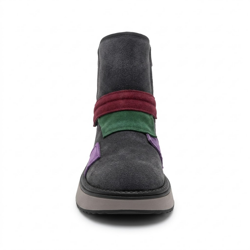 Ghete Casual Damă Franco Gerardo 5563S Gri – vedere 4