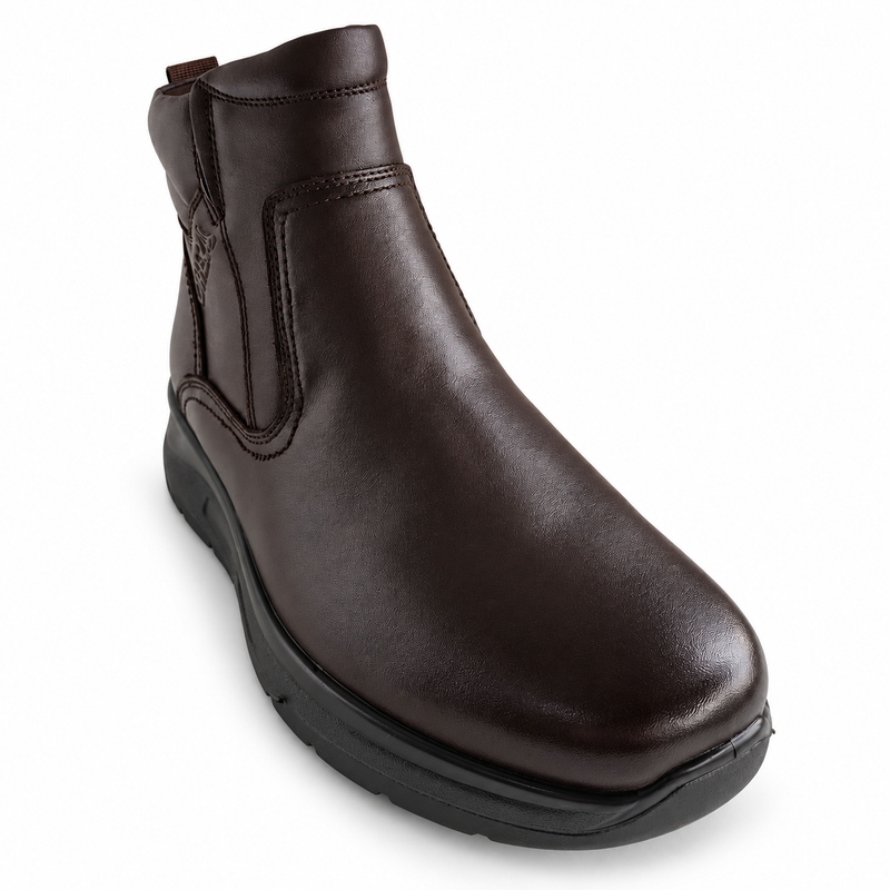 Ghete Casual Bărbați Otter Z590002B Maro Închis – vedere 4