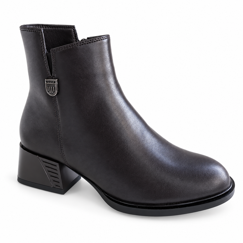 Ghete Casual Damă Pass C5653-V1891-Z001-2 Maro – vedere 4