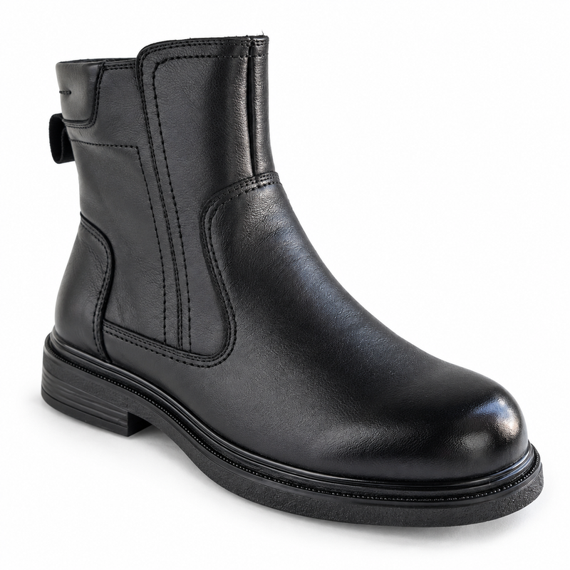 Ghete Casual Bărbați Eldemas F24780020-1 Negru – vedere 4