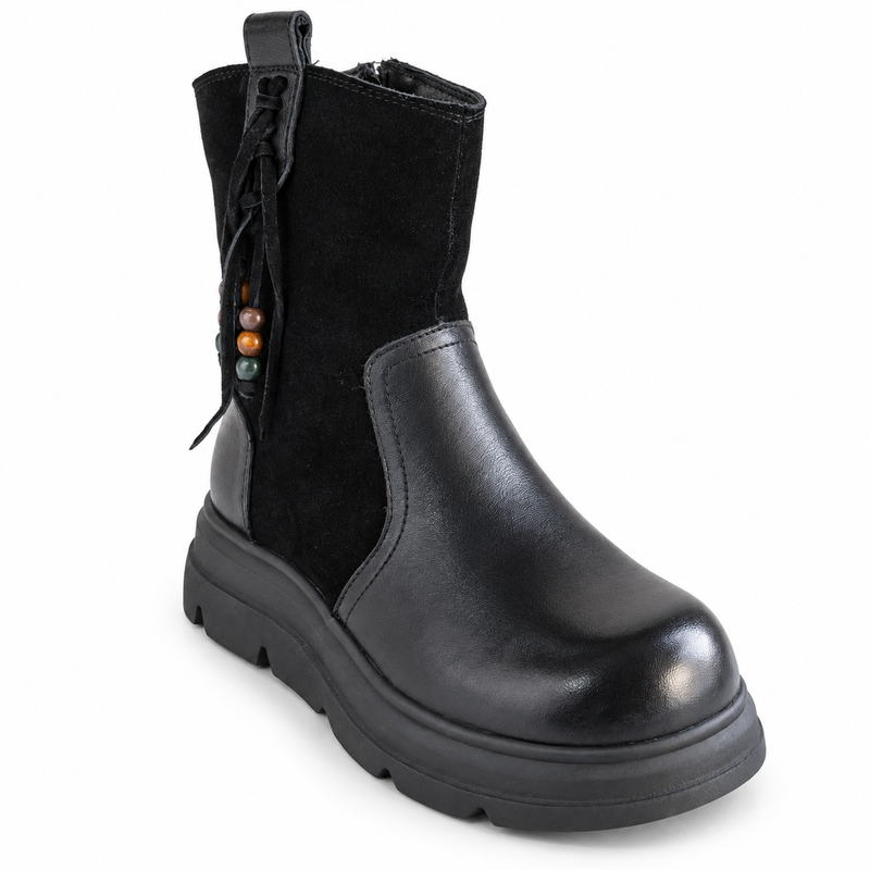 Ghete Casual Damă Formazione 99312 Negru – vedere 4