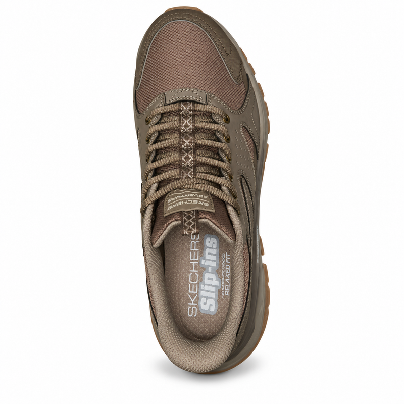 Pantofi Sport Bărbați Skechers 237412 Taupe Închis – Piele Ecologică - vedere 5/5