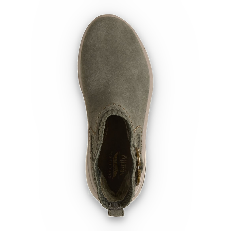Ghete Casual Damă Skechers 144564 Verde Oliv – Piele Ecologică - vedere 5/5