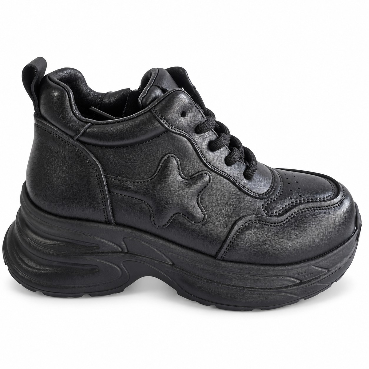 Ghete Sport Damă Franco Gerardo 10781 Negru – vedere 5