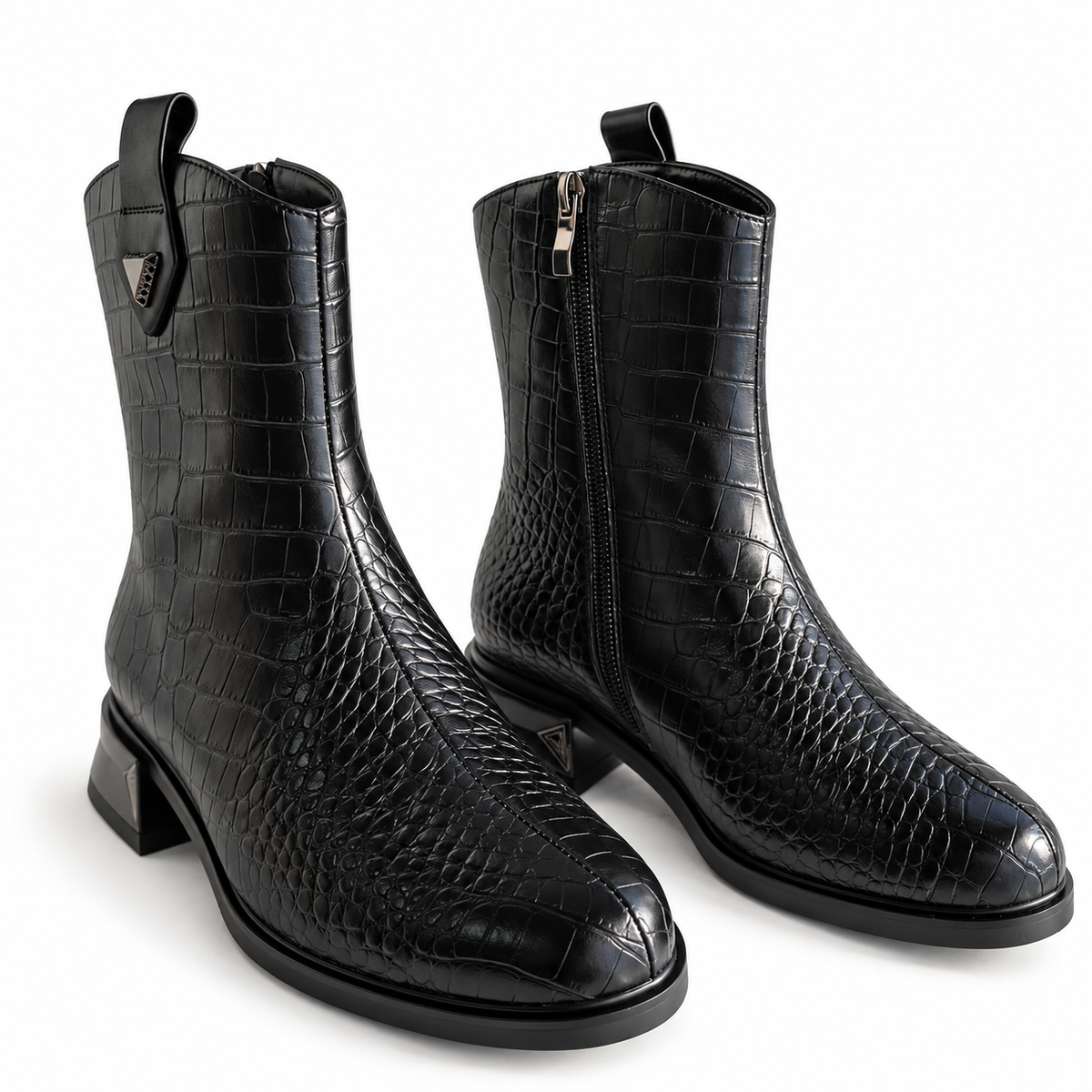 Ghete Elegante Damă Isabel Martina K11391 Negru – vedere 5