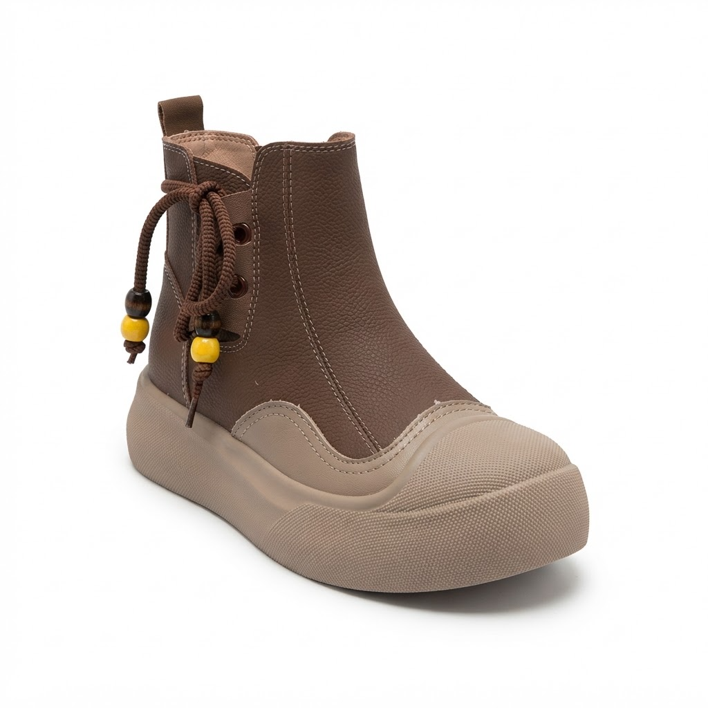 Ghete Casual Damă Franco Gerardo X5019 Maro – vedere 5