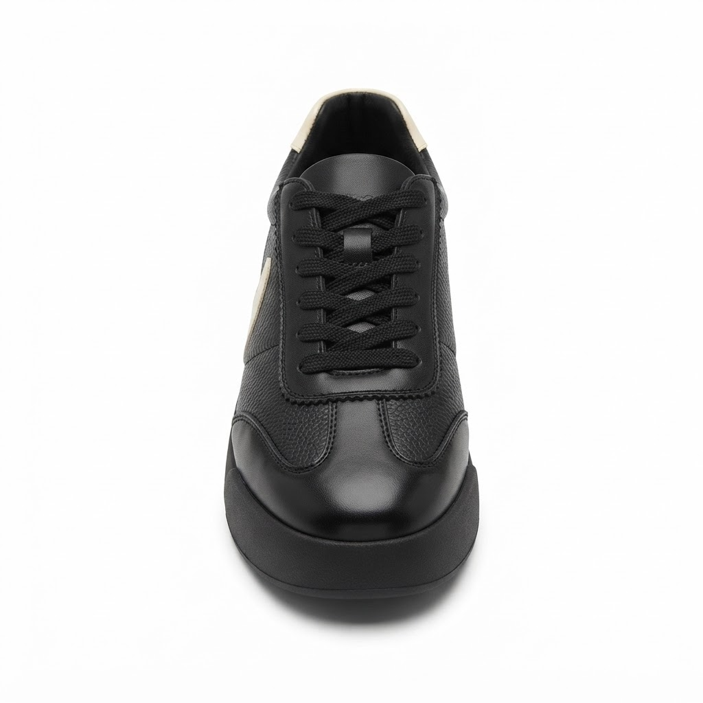 Pantofi Sport Bărbați Franco Gerardo 5327 Negru – Piele Naturală – vedere 5