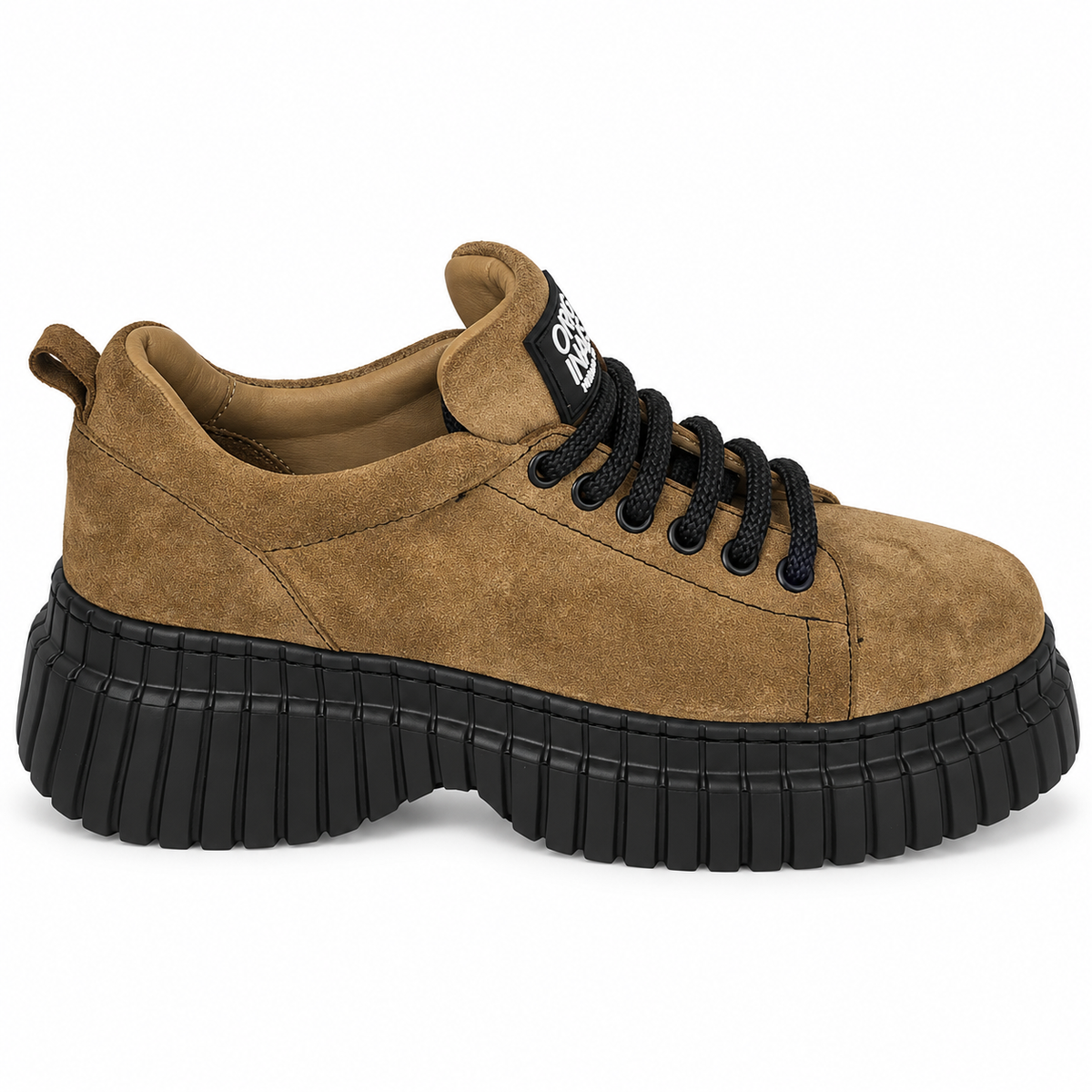 Pantofi Casual Damă Dogati 018 70940 Tutun Velur – vedere 5