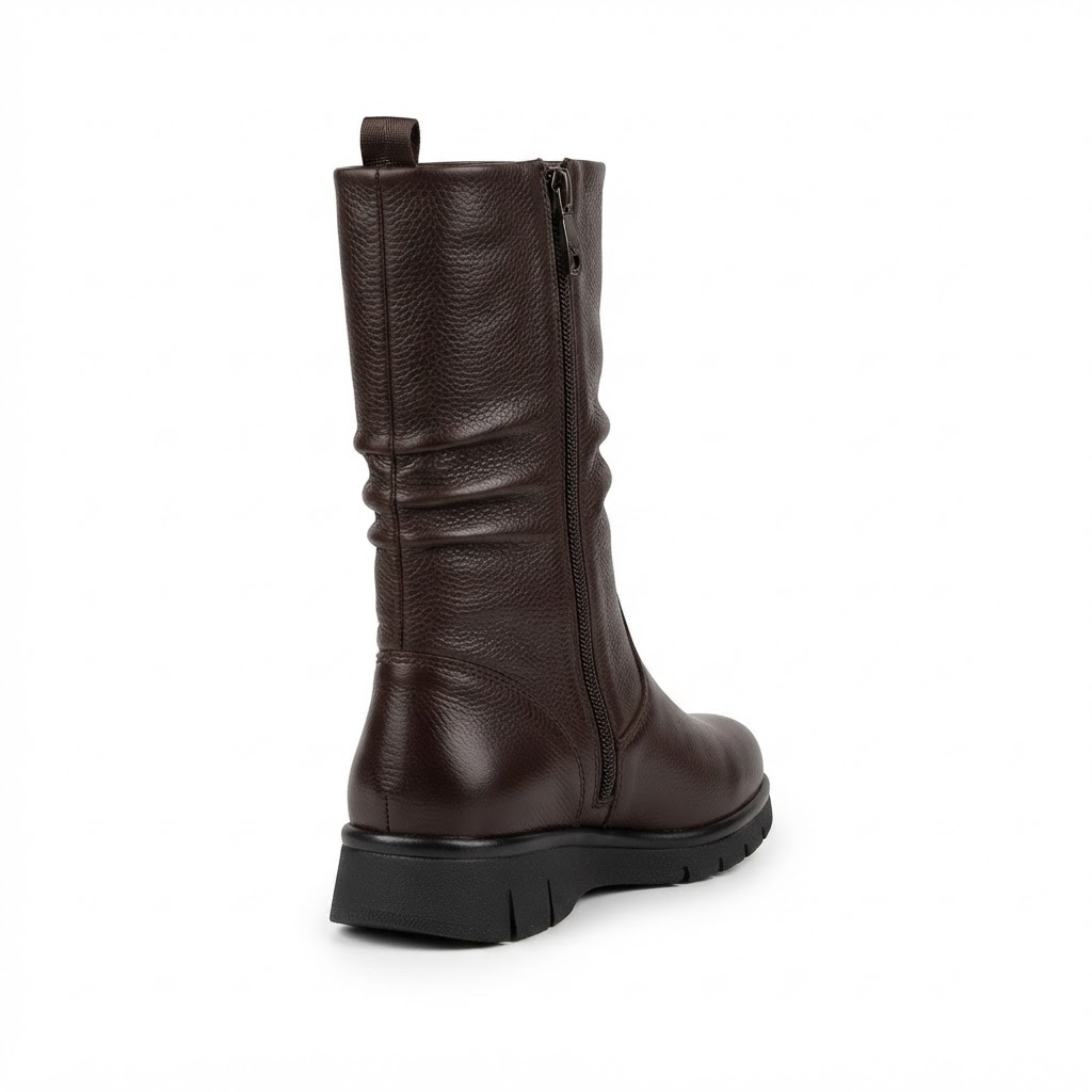 Ghete Casual Damă Caprice 26455-45 337 Maro Închis – Piele Naturală – vedere 5