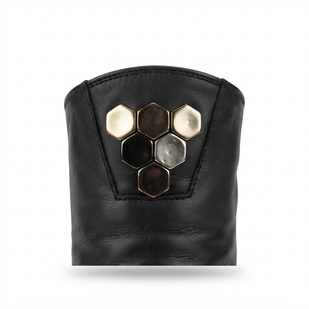 Ghete Casual Damă Dogati 103 164 Negru – Piele Naturală – vedere 5