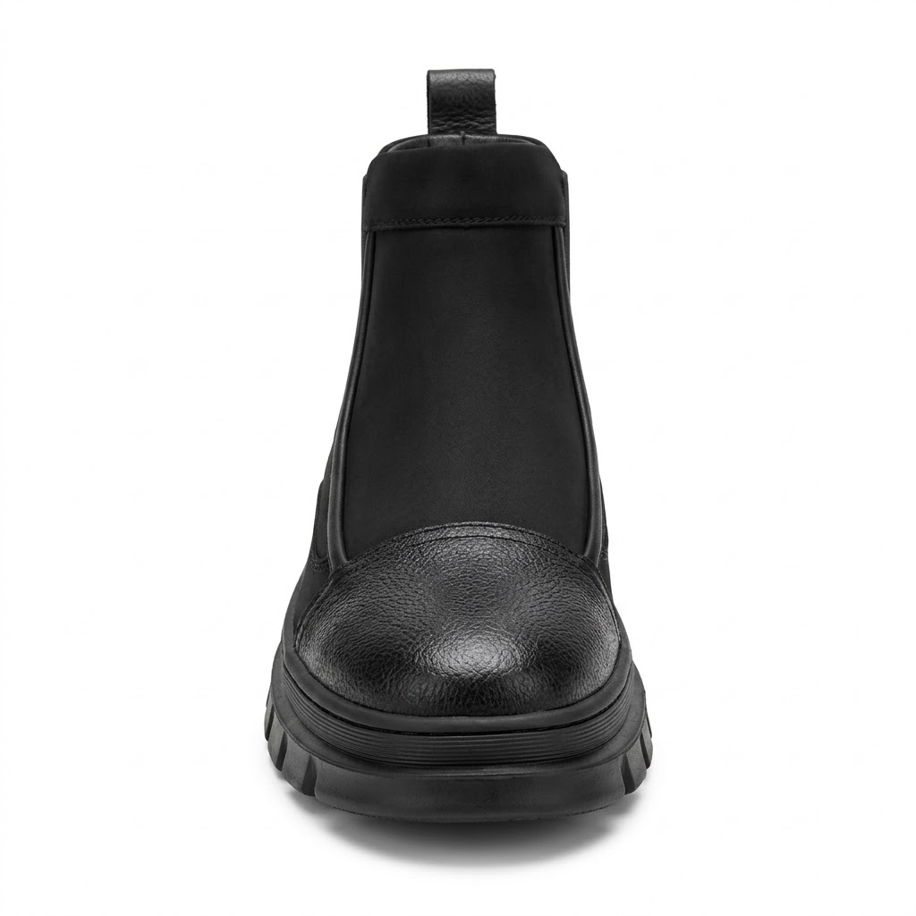 Ghete Casual Bărbați Franco Gerardo 5787 Negru – vedere 6