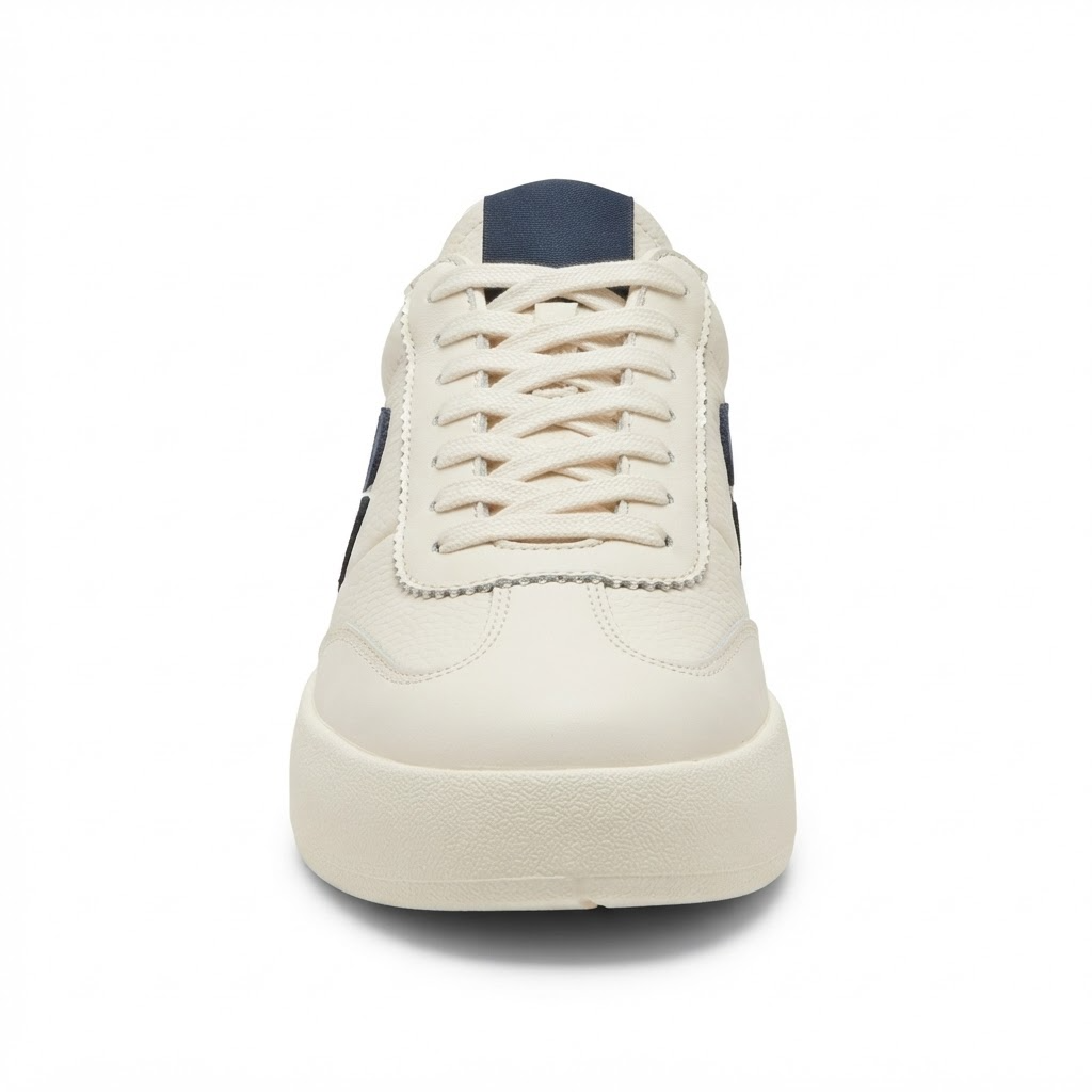 Pantofi Sport Bărbați Franco Gerardo 5327 Alb-Bleumarin – Piele Naturală – vedere 6