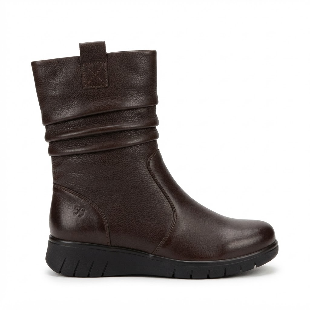 Ghete Casual Damă Caprice 26455-45 337 Maro Închis – Piele Naturală – vedere 6