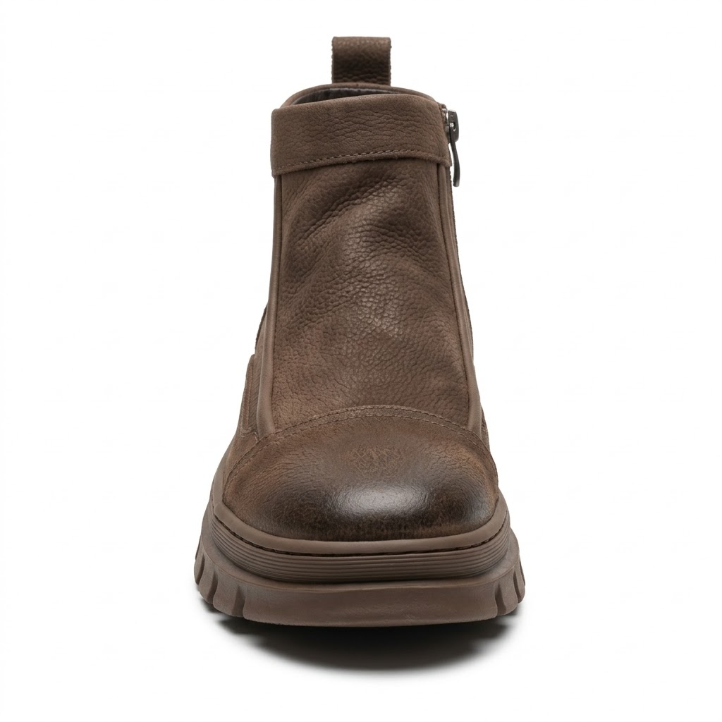 Ghete Casual Bărbați Franco Gerardo 5787 Maro – vedere 6
