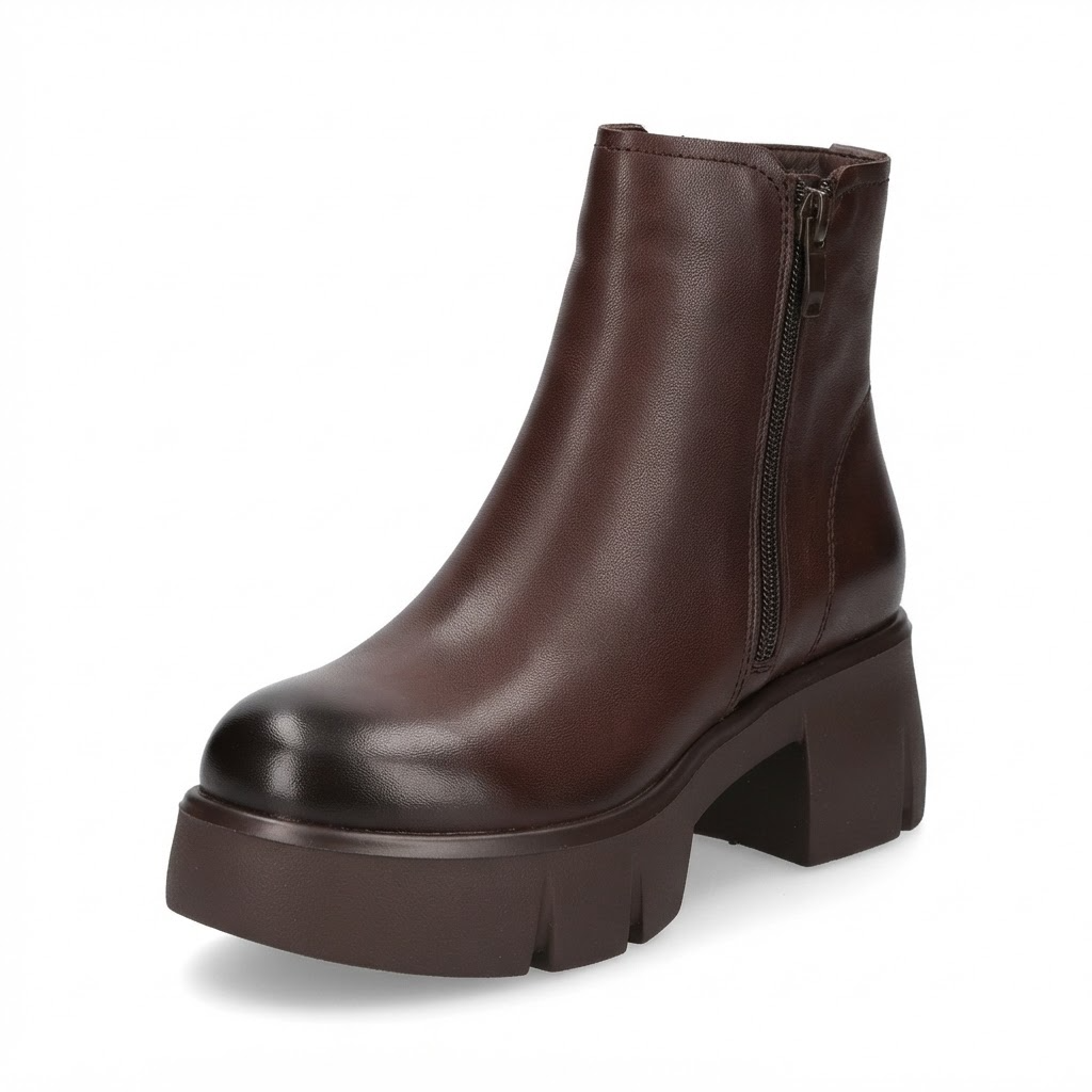 Ghete Casual Damă Formazione 9257 Maro – vedere 6