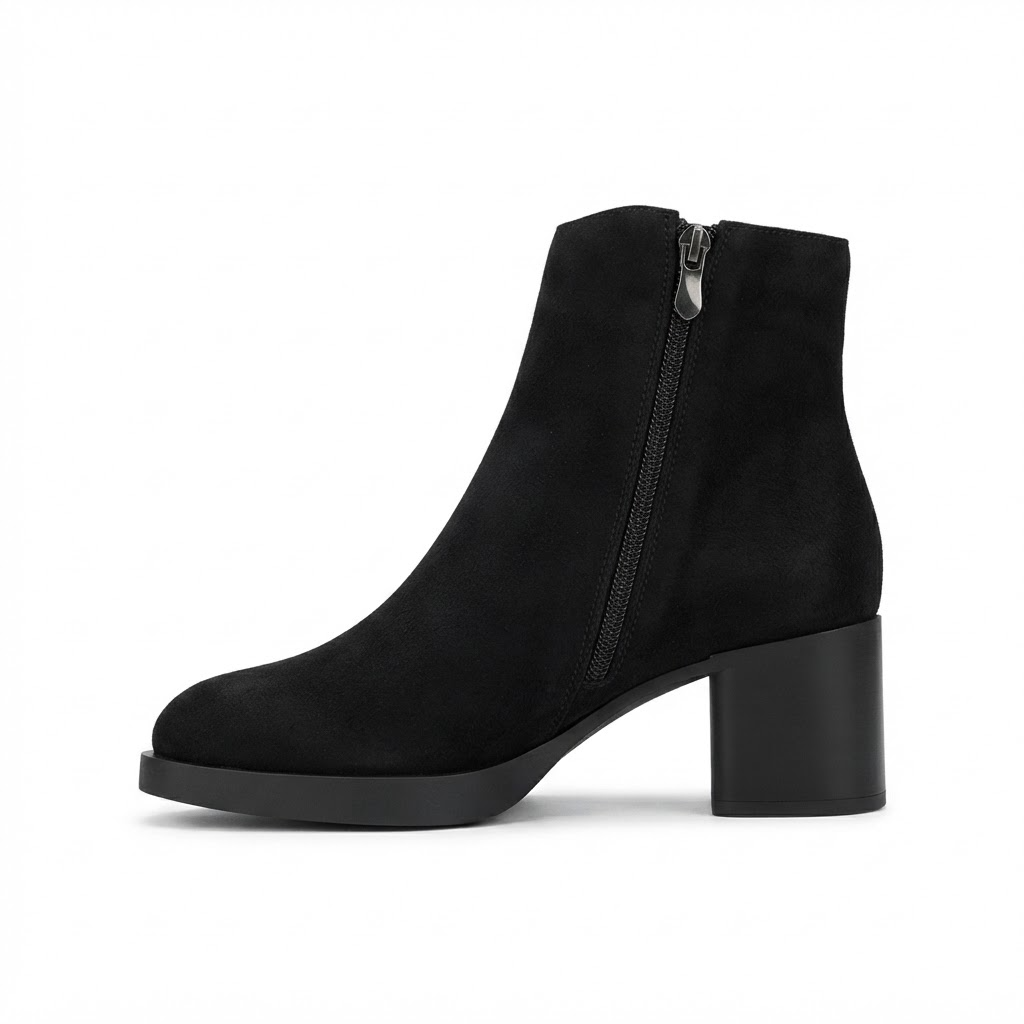 Ghete Casual Damă Formazione 963-5 Negru – vedere 6