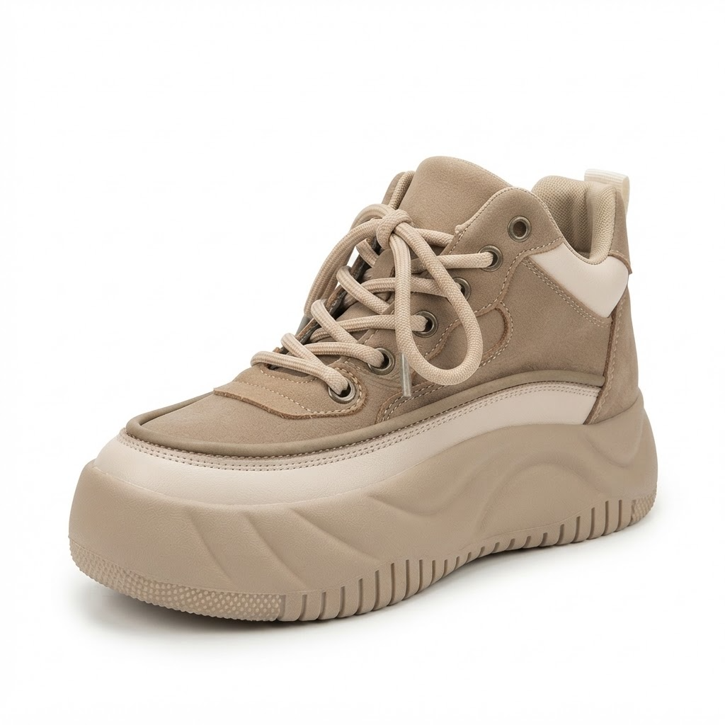 Pantofi Sport Damă Franco Gerardo 77038 Khaki – vedere 6