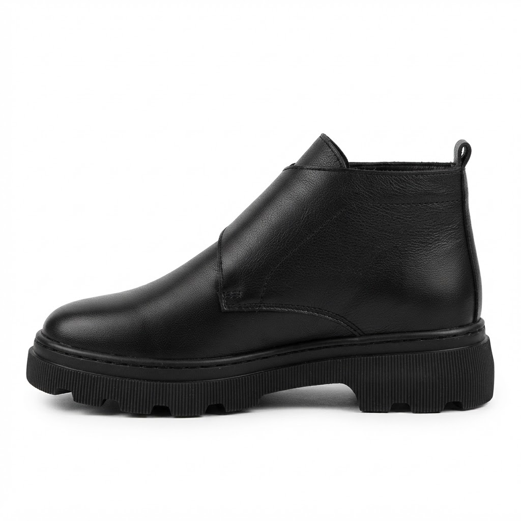 Ghete Casual Damă Dogati 011 YNK 4041 Negru – Piele Naturală – vedere 6